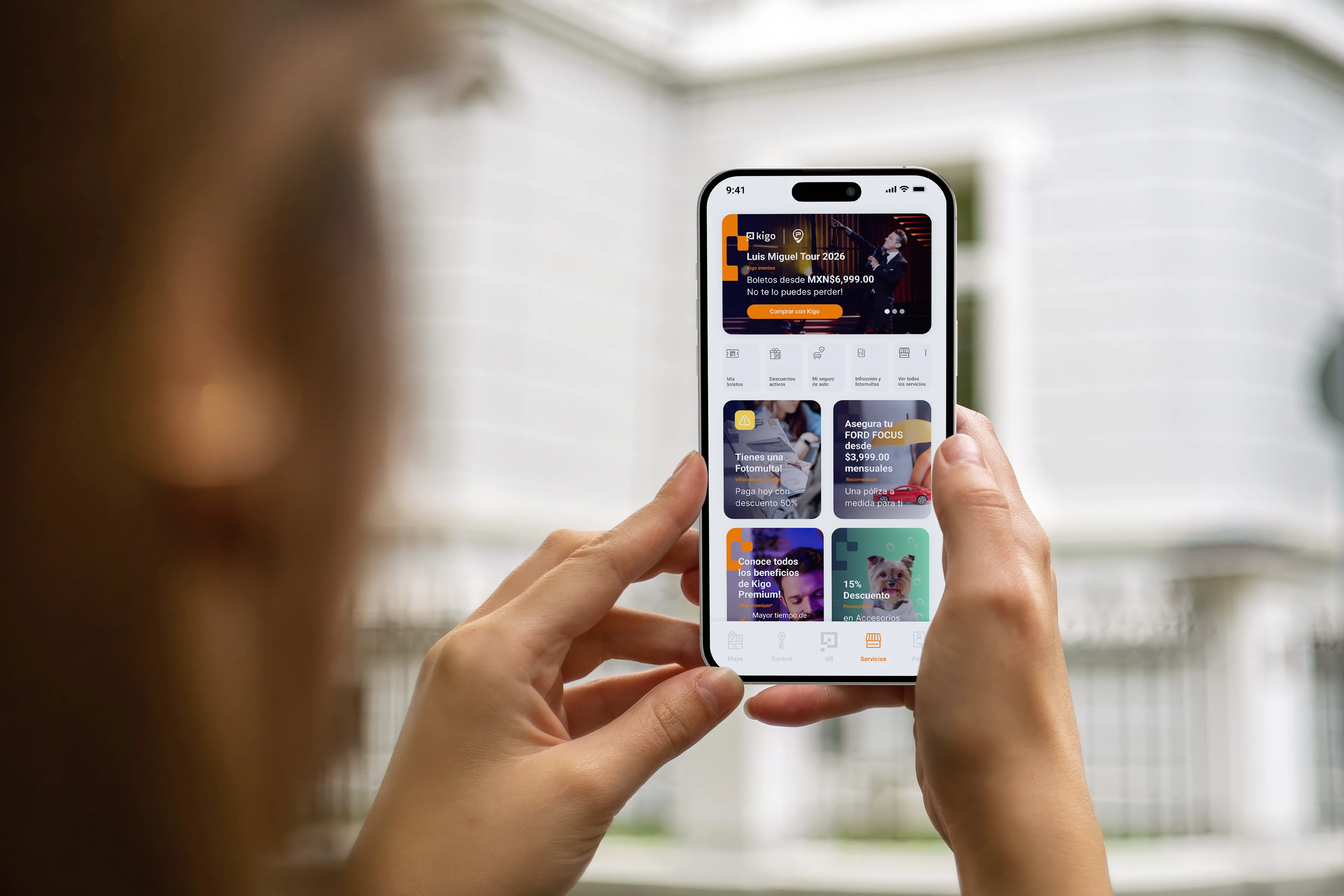 App Kigo Flujos de Interacción