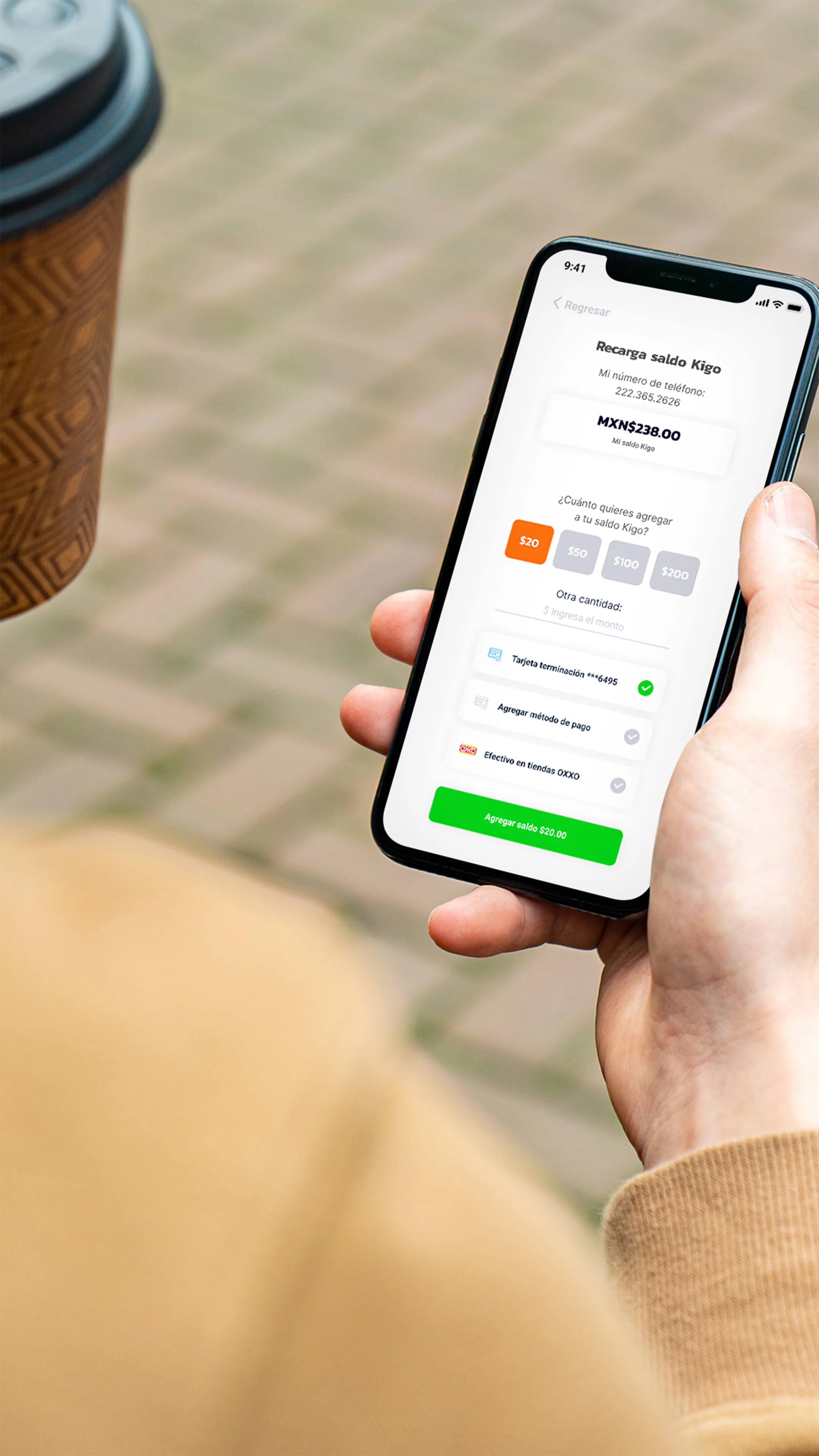 Kigo Métodos de Pago Cashless