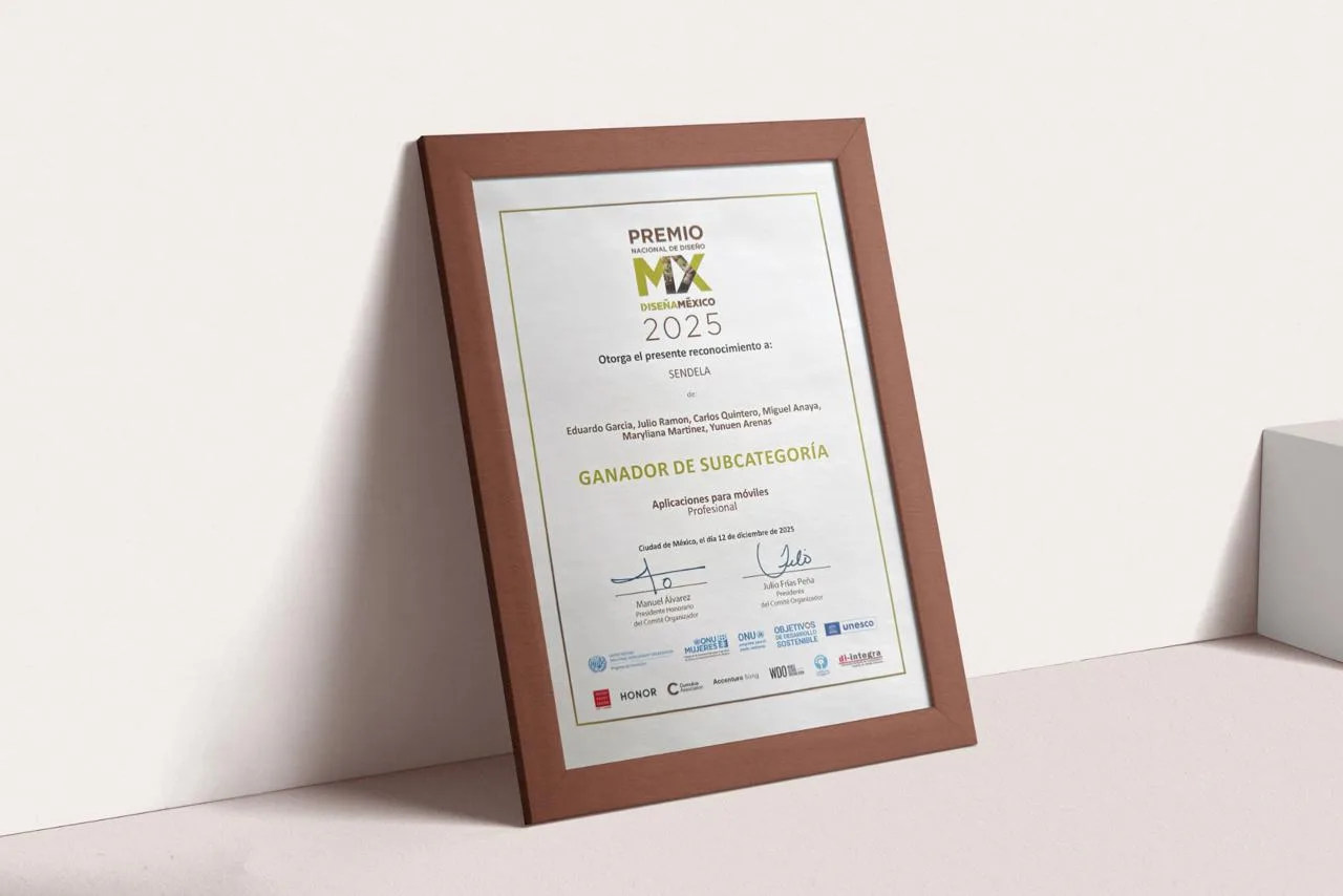 Premio Diseña México 2026 App UX